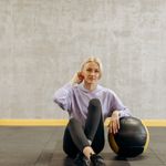 Portrait of Maria Kovalchuk, a yoga instructor.